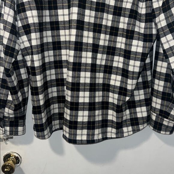 PUBLIC OPINION Lined Plaid Flannel Over Shirt Shirt Jacket-XL - Picture 6 of 9